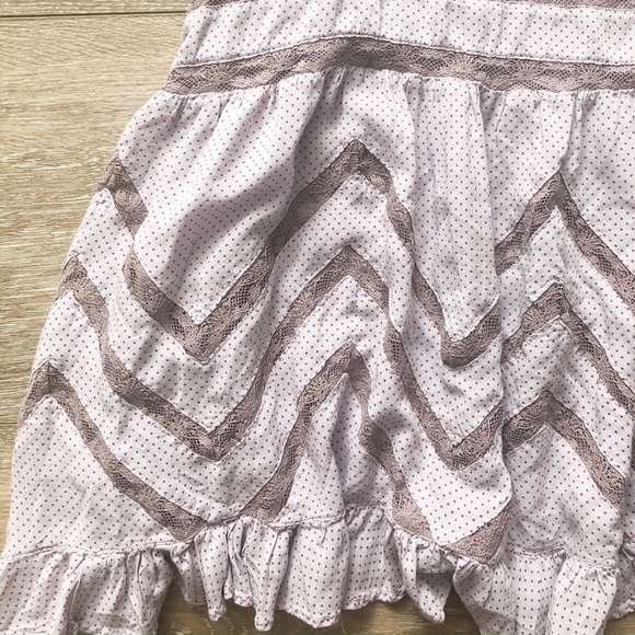 Free People Lavender Polka Dot Lace Slip Dress - Picture 4 of 8